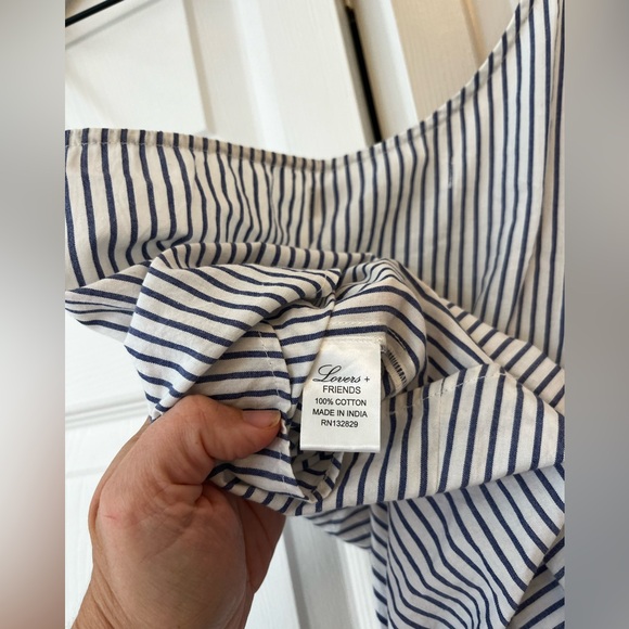 Lovers and friends tie that top Striped One-Shoulder Top cotton - Picture 6 of 6